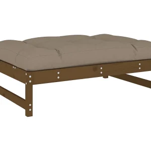 Helyndra  Tuinvoetenbank 120×80 cm massief grenenhout honingbruin