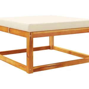 Hodsager Tuinvoetenbank met kussen 65x65x29 massief acaciahout Hodsager Tuinvoetenbank met kussen 65x65x29 massief acaciahout