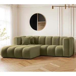 Hoekbank, L-vormig, Sofa Grand modulaire stof Salvador Olive Links Hoekbank, L-vormig, Sofa Grand modulaire stof Salvador Olive Links