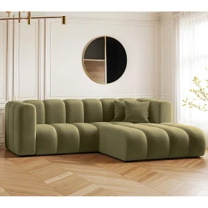 Hoekbank, L-vormig, Sofa Grand modulaire stof Salvador Olive Rechts Hoekbank, L-vormig, Sofa Grand modulaire stof Salvador Olive Rechts