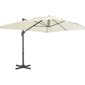 Gunn Parasol met draagbare voet zandkleurig Gunn Parasol met draagbare voet zandkleurig