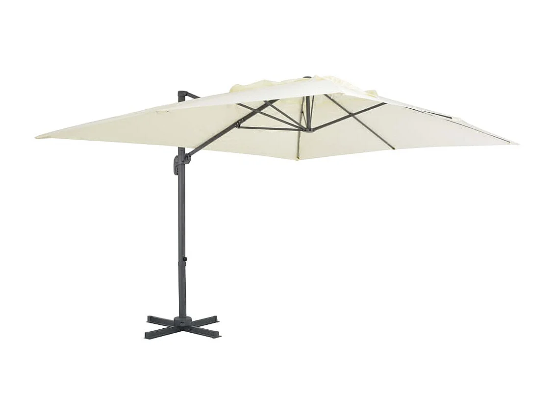 Gunn Parasol met draagbare voet zandkleurig