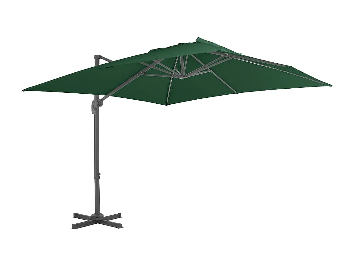 Gunn Parasol met draagbare voet groen