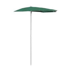 Hancock  Parasol half met paal 180×90 cm groen