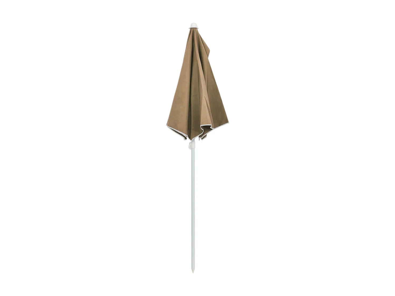 Hancock Parasol half met paal 180x90 cm taupe