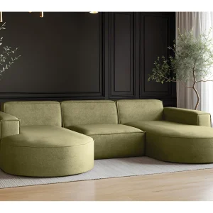 Hoekbank Modena U-vorm, bank elegant en modern stof Salvador Olive Hoekbank Modena U-vorm, bank elegant en modern stof Salvador Olive