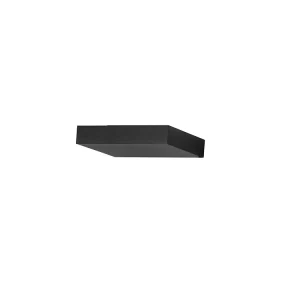 Guia – Fabas Luce LED Aluminium Wandlamp – Geïntegreerde LED IP20 Zwart – 24 cm Guia – Fabas Luce LED Aluminium Wandlamp – Geïntegreerde LED IP20 Zwart – 24 cm