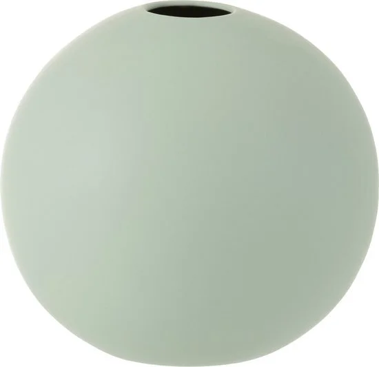 J-Line vaas groen D 12 H 11 cm