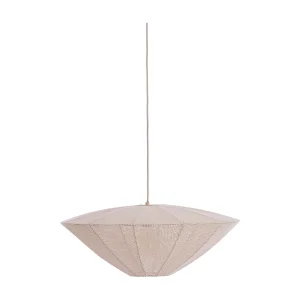 Hanglamp SATILLA – Ø60×25 cm – Wit