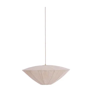 Hanglamp SATILLA – Ø50×23 cm – Wit