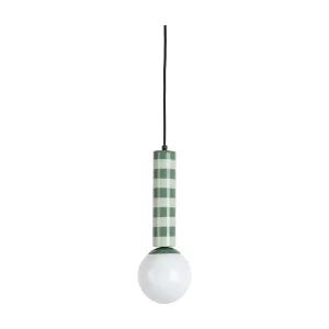 Hanglamp Rayado – 12x12x38 cm – Groen Hanglamp Rayado – 12x12x38 cm – Groen