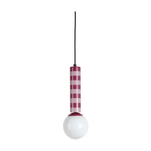 Hanglamp Rayado – 12x12x38 cm – Paars Hanglamp Rayado – 12x12x38 cm – Paars