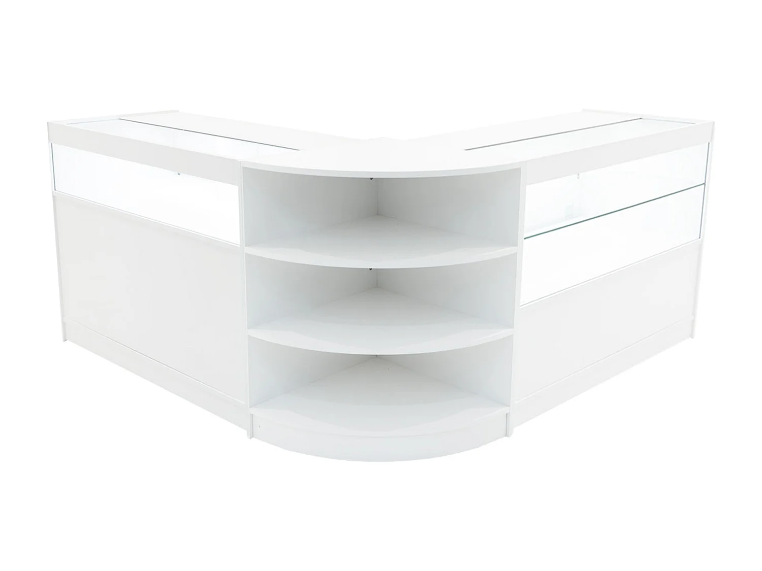 Harmonia LED Winkel Toonbank Set B1200, C1200 & LM60 - Wit