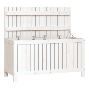 Hara  Tuinbox 115x49x60 cm massief grenenhout wit