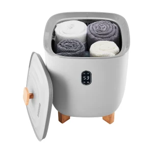 Handdoekverwarmer SucceBuy 25 L, Handdoekdroger Emmer voor Badkamer, met LED-scherm, Temperatuurregeling en Timer 20/40/60/90 min Handdoekverwarmer SucceBuy 25 L, Handdoekdroger Emmer voor Badkamer, met LED-scherm, Temperatuurregeling en Timer 20/40/60/90 min