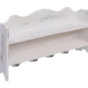 Gryfel Wandkapstok 50x10x30 cm hout wit Gryfel Wandkapstok 50x10x30 cm hout wit