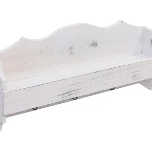 Gryfel Wandkapstok 50x10x23 cm hout wit Gryfel Wandkapstok 50x10x23 cm hout wit