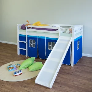 Halfhoogslaper 90×200 cm blauw Halfhoogslaper 90×200 cm blauw