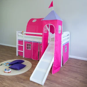 Hefbed 90×200 cm Roze Hefbed 90×200 cm Roze