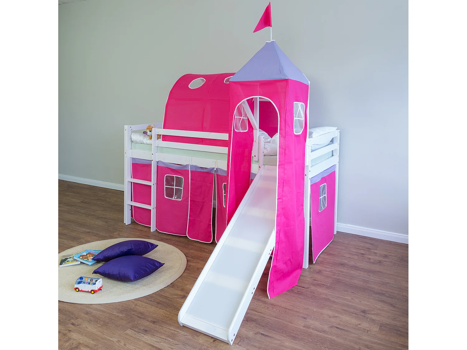 Hefbed 90x200 cm Roze