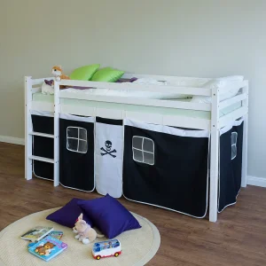 Hefbed 90×200 cm Zwart Piraat Hefbed 90×200 cm Zwart Piraat