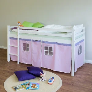 Halfhoogslaper 90×200 cm Roze