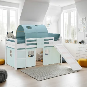 Halfhoogslaper voor Kinderen 90×200 cm Wit Halfhoogslaper voor Kinderen 90×200 cm Wit
