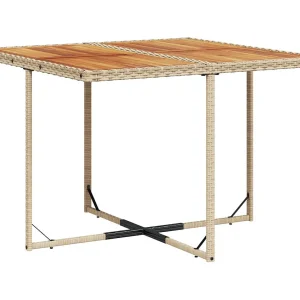 Heeswijk-Dinther  5-delige Tuinset met kussens poly rattan beige