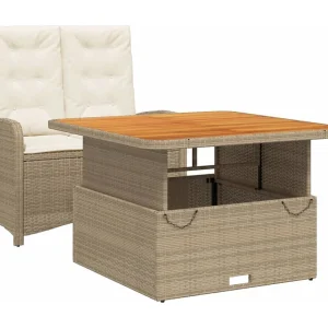 Gorham 2-delige Tuinset met kussens poly rattan beige Gorham 2-delige Tuinset met kussens poly rattan beige