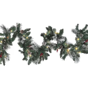 Guirlande met LED-verlichting groen 180 cm WAPTA Guirlande met LED-verlichting groen 180 cm WAPTA