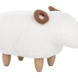 Hocker stof wit LAMB Hocker stof wit LAMB