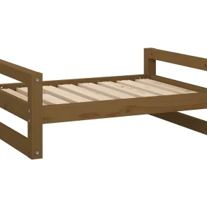 Harelbeke Hondenmand 75,5×55,5×28 cm massief grenenhout honingbruin Harelbeke Hondenmand 75,5×55,5×28 cm massief grenenhout honingbruin