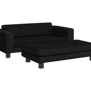 Grace Hondenmand met verlengstuk 100x50x30 cm fluweel zwart Grace Hondenmand met verlengstuk 100x50x30 cm fluweel zwart