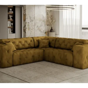 Hoekbank Corner LUX, stof Whisper, Golden Hoekbank Corner LUX, stof Whisper, Golden