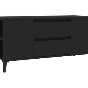 Hermiston  Tv-meubel 102×44,5×50 cm bewerkt hout zwart
