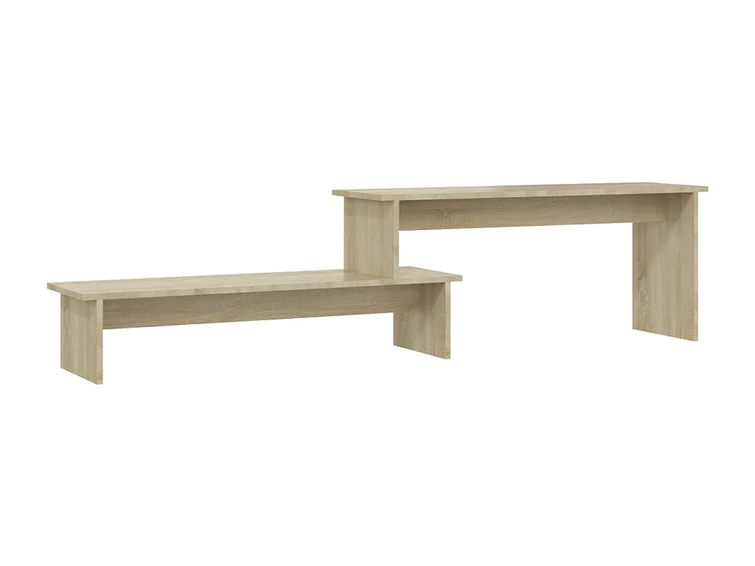 Gritnir Tv-meubel 180x30x43 cm bewerkt hout sonoma eikenkleurig
