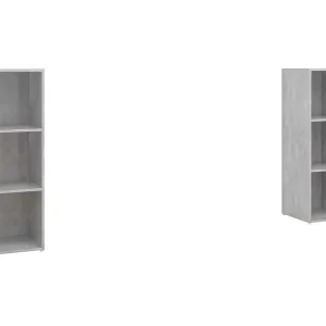 Helene Tv-meubelen 2 st 107x35x37 cm bewerkt houtbetongrijs Helene Tv-meubelen 2 st 107x35x37 cm bewerkt houtbetongrijs