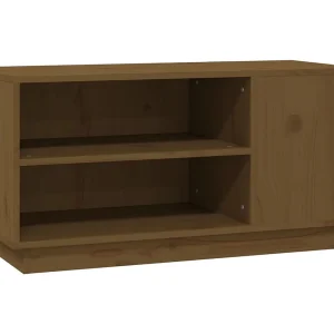Harry Dean Tv-meubel 80x35x40,5 cm massief grenenhout honingbruin Harry Dean Tv-meubel 80x35x40,5 cm massief grenenhout honingbruin