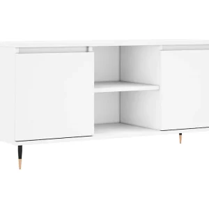Grylor  Tv-meubel 104x35x50 cm bewerkt hout wit