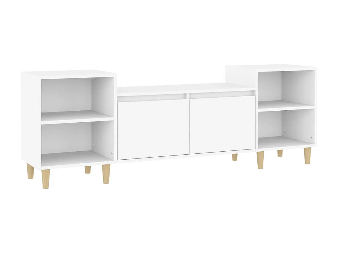 Grylis Tv-meubel 160x35x55 cm bewerkt hout wit