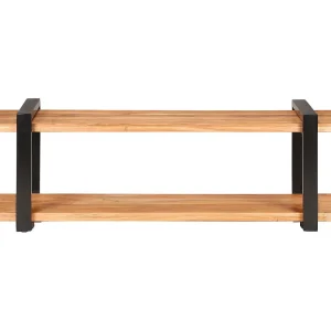 Gokce Tv-meubel 130x40x40 cm massief acaciahout Gokce Tv-meubel 130x40x40 cm massief acaciahout