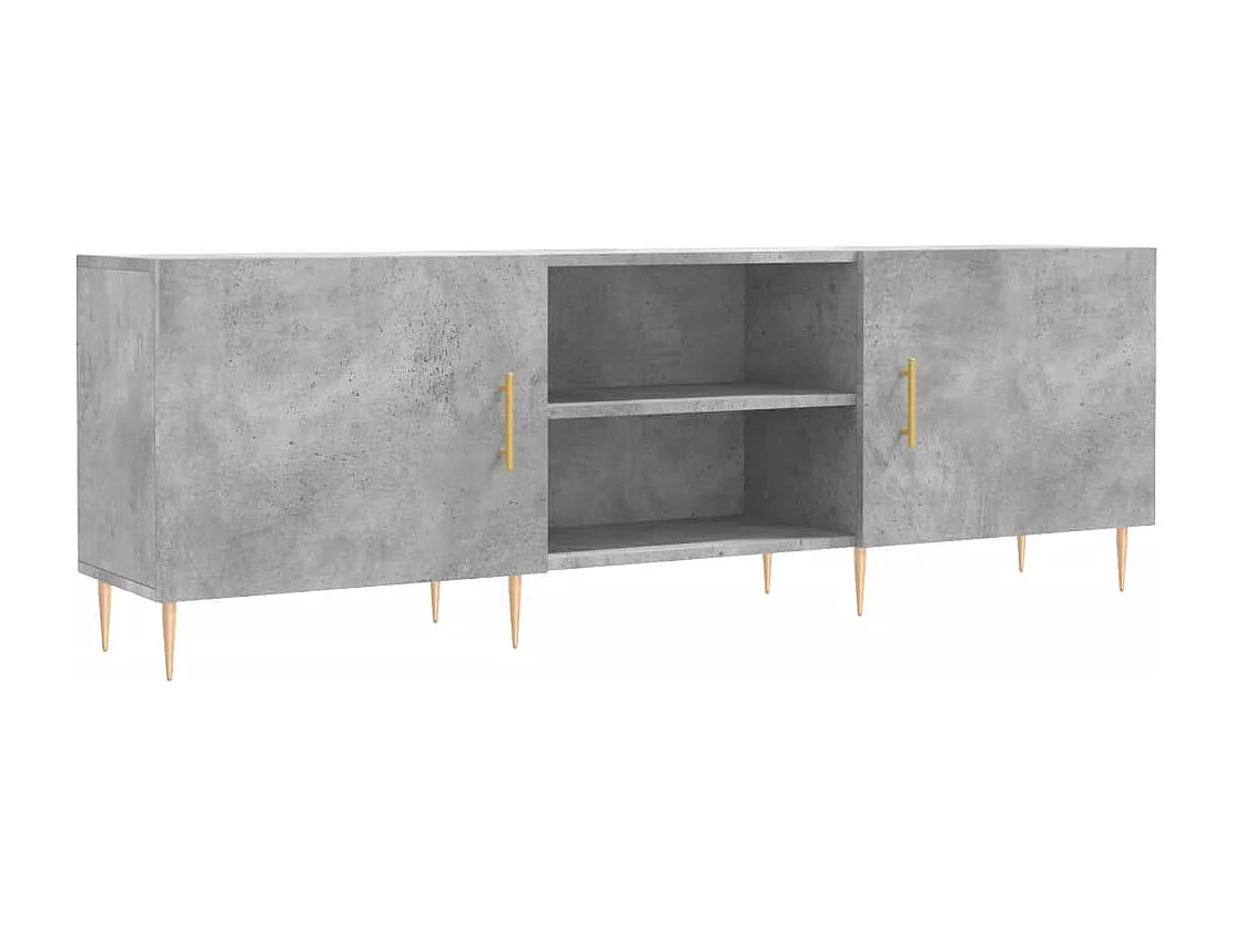 Hermanni Tv-meubel 150x30x50 cm bewerkt hout betongrijs