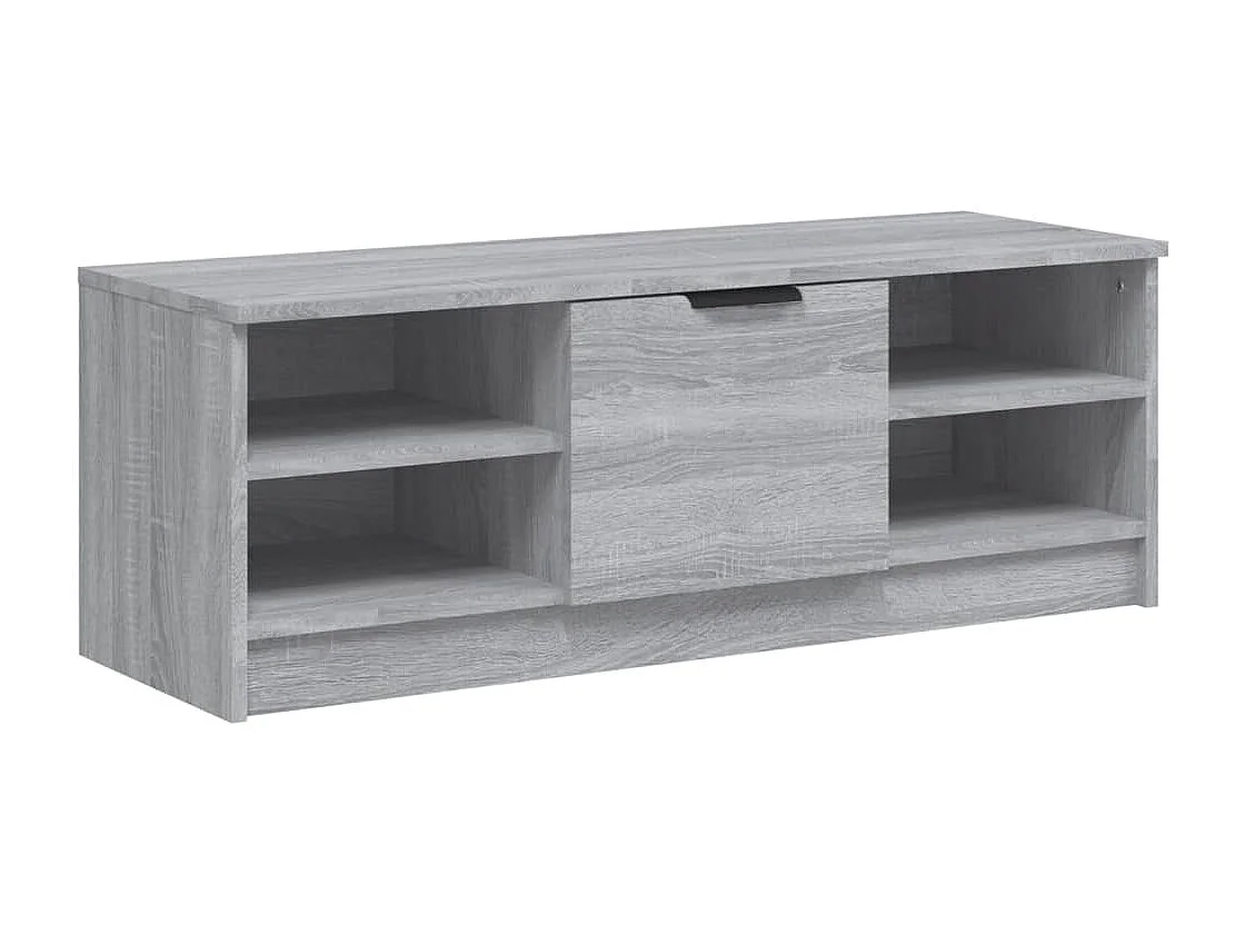 Hilrik Tv-meubel 102x35,5x36,5 cm bewerkt hout grijs sonoma eikenkleur