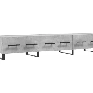 Hermitage  Tv-meubel 150x36x30 cm bewerkt hout betongrijs
