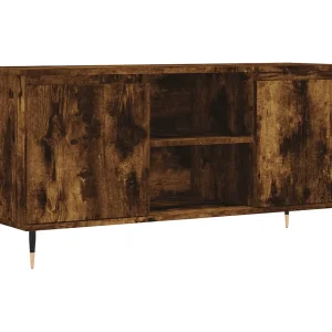 Grylor Tv-meubel 104x35x50 cm bewerkt hout gerookt eikenkleurig Grylor Tv-meubel 104x35x50 cm bewerkt hout gerookt eikenkleurig