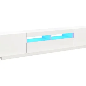 Havva Tv-meubel met LED-verlichting 200x35x40 cm wit Havva Tv-meubel met LED-verlichting 200x35x40 cm wit
