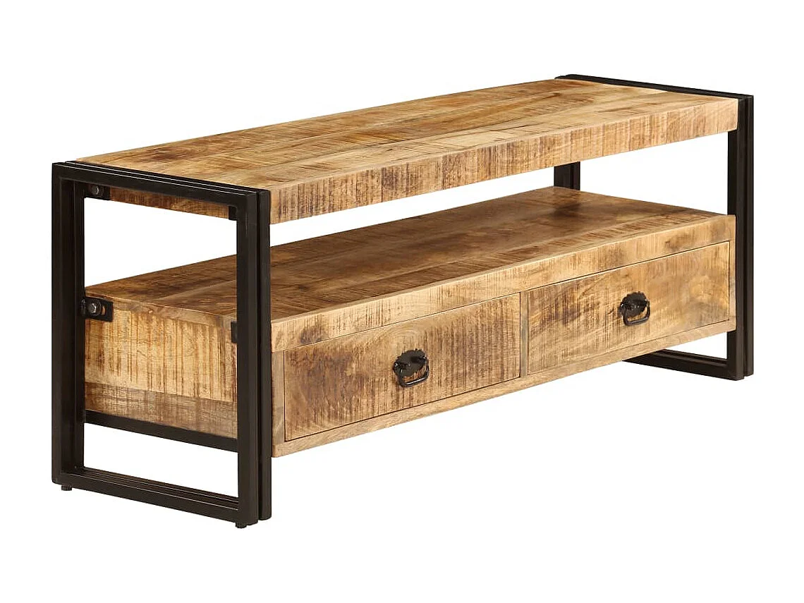 Gudrunn Tv-meubel 120x35x45 cm massief mangohout
