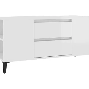 Hermiston  Tv-meubel 102×44,5×50 cm bewerkt hout hoogglans wit