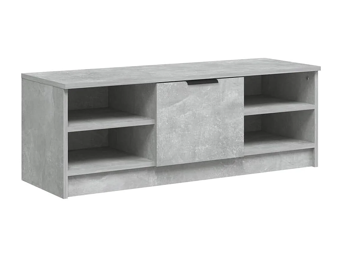 Hilrik Tv-meubel 102x35,5x36,5 cm bewerkt hout betongrijs