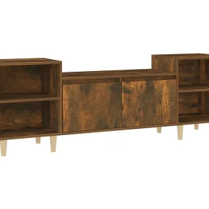 Grylis Tv-meubel 160x35x55 cm bewerkt hout gerookt eikenkleurig Grylis Tv-meubel 160x35x55 cm bewerkt hout gerookt eikenkleurig